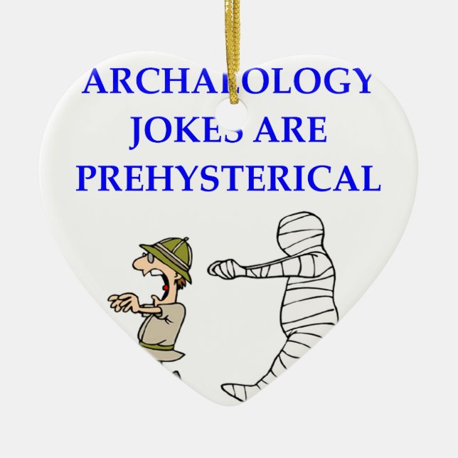 archaeology ceramic tree decoration (Front)