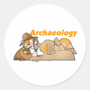 Archaeology Classic Round Sticker