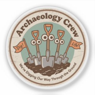 Archaeology Crew Digging History Fun