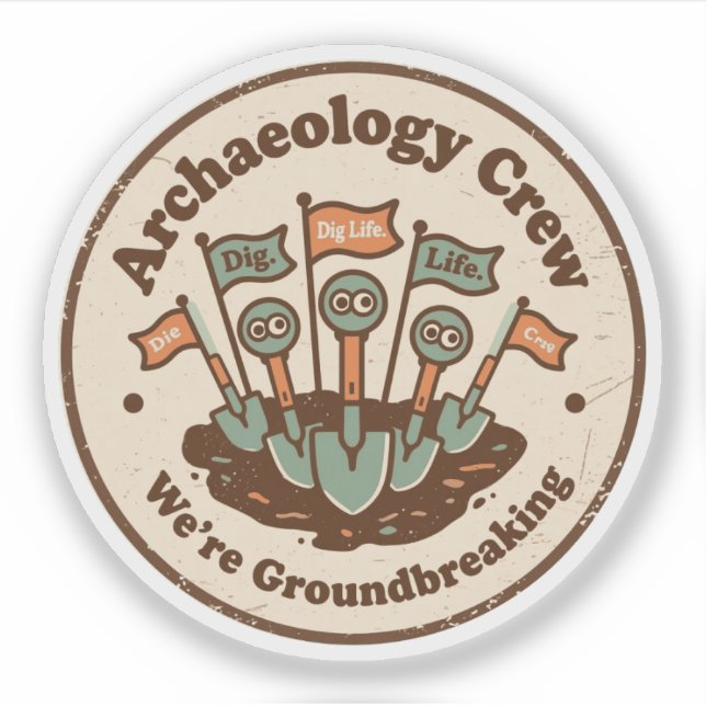 Archaeology Crew Funny Digging Team (Front)