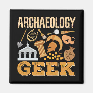 Archaeology Geek Professor Student Archaeologist  Magnet
