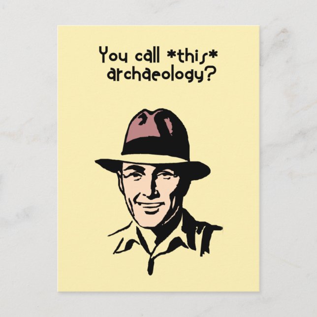 Archaeology Postcard (Front)