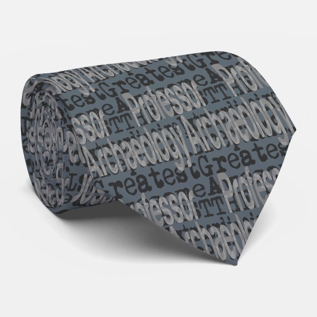 Archaeology Professor Extraordinaire Tie (Rolled)