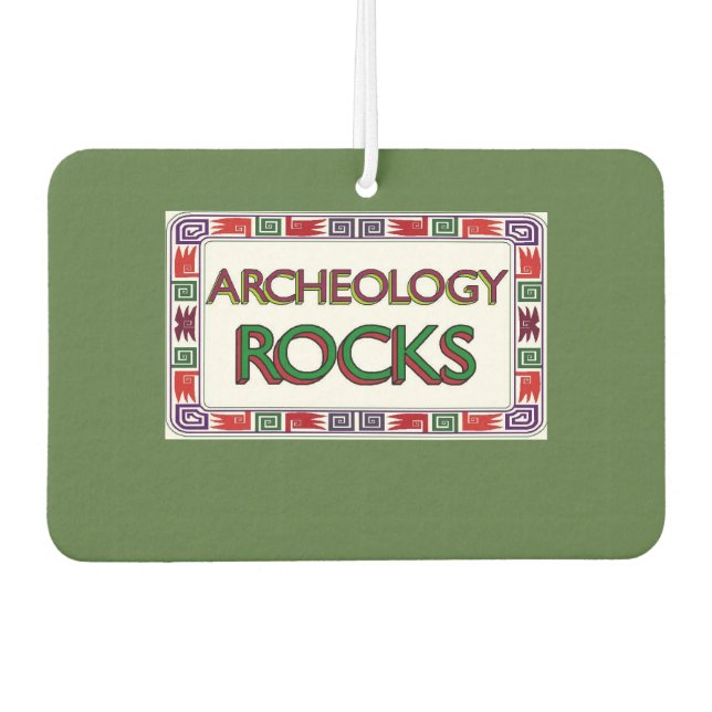 Archaeology Rocks Car Air Freshener (Front)