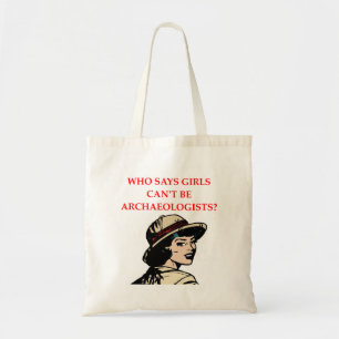archaeology tote bag