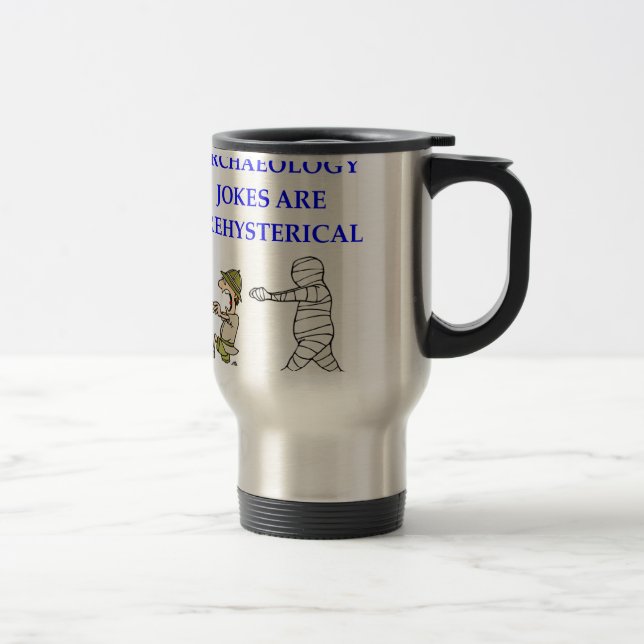 archaeology travel mug (Right)