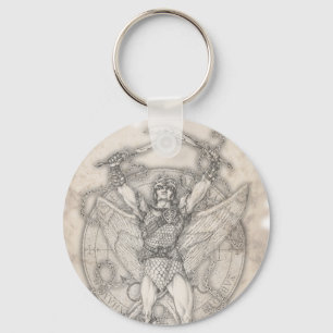 Archangel Camael Keychain