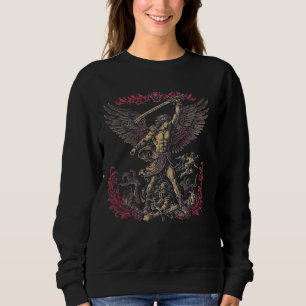 Archangel Catholic Religion Christianity Guardian  Sweatshirt