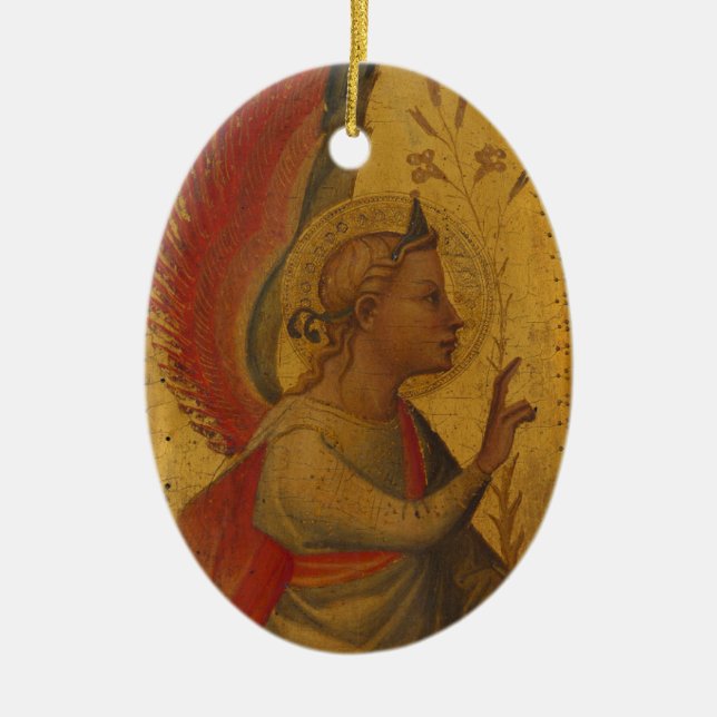 Archangel Gabriel Ceramic Tree Decoration (Front)