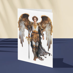 Archangel Gabriel Holy Patron Saint Communications Card