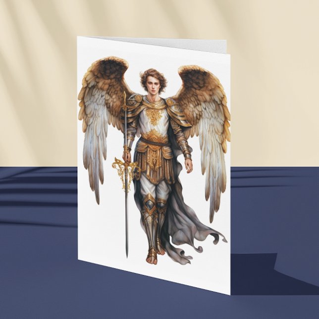 Archangel Gabriel Holy Patron Saint Communications Card (Creator Uploaded)