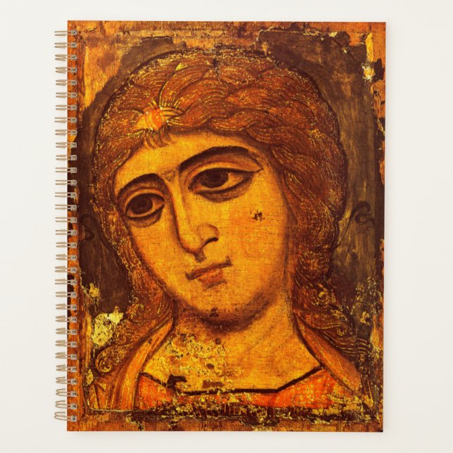 Archangel Gabriel Old Russian Angel Icon Byzantine Planner (Front)