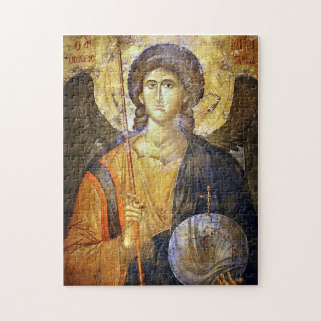 Archangel Gabriel Orthodox Christian Icon Jigsaw Puzzle (Vertical)