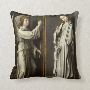Archangel Gabriel; The Virgin Annunciate Cushion