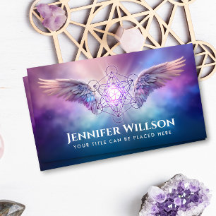 Archangel Metatron - metatron's cube Business Card