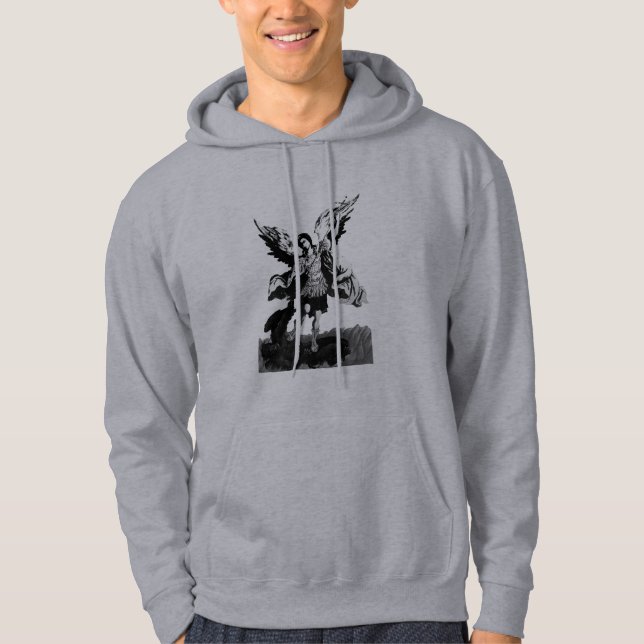 Archangel Michael 1 Two-Tone  Sweatshirt T-Shirt (Front)