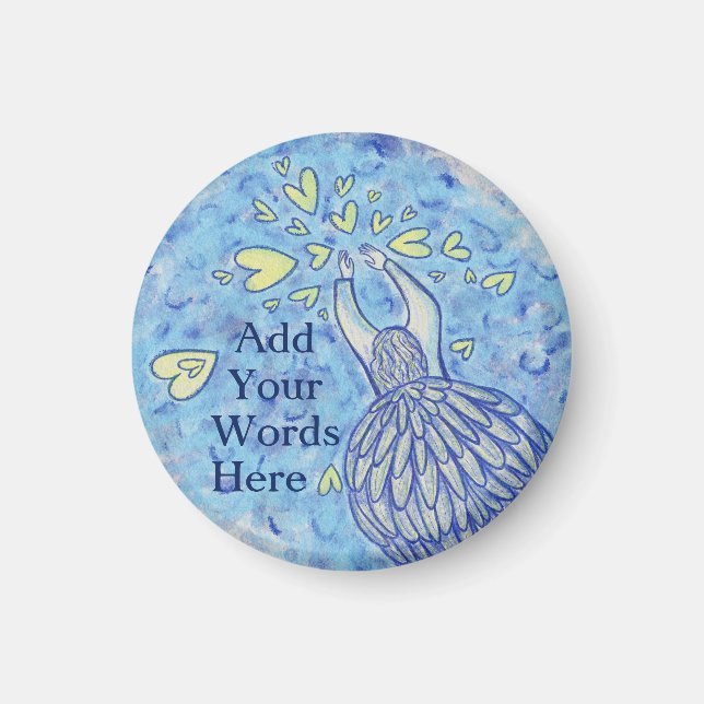 Archangel Michael Art Custom Fridge Magnet (Front)