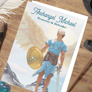 Archangel Michael Blank Greeting Card