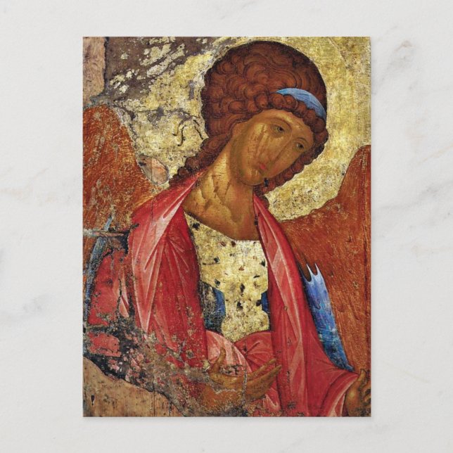 Archangel Michael by Andrei Rublev Postcard (Front)