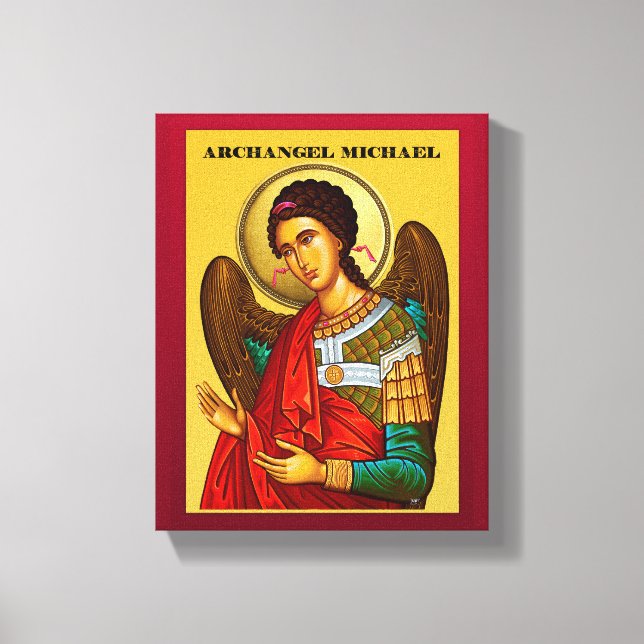 Archangel Michael Canvas Print (Front)