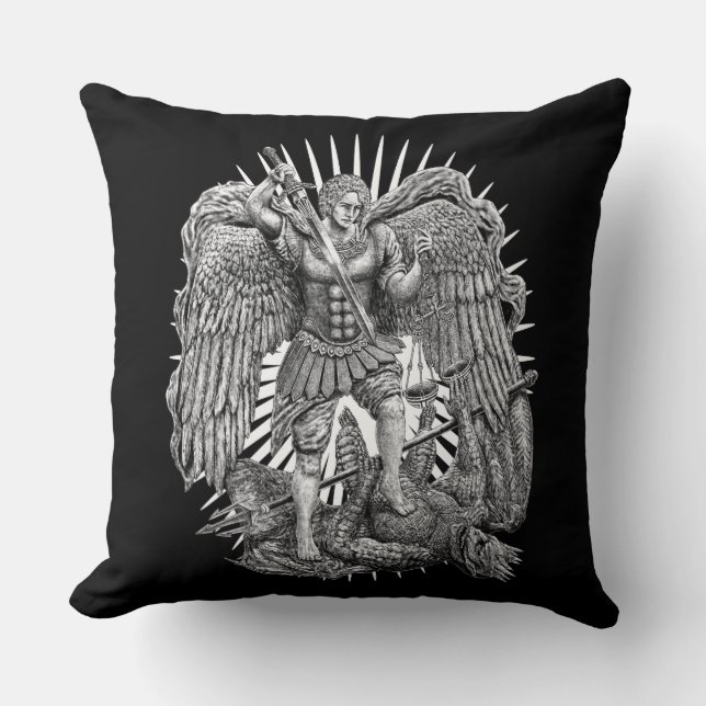 Archangel Michael Cushion (Front)