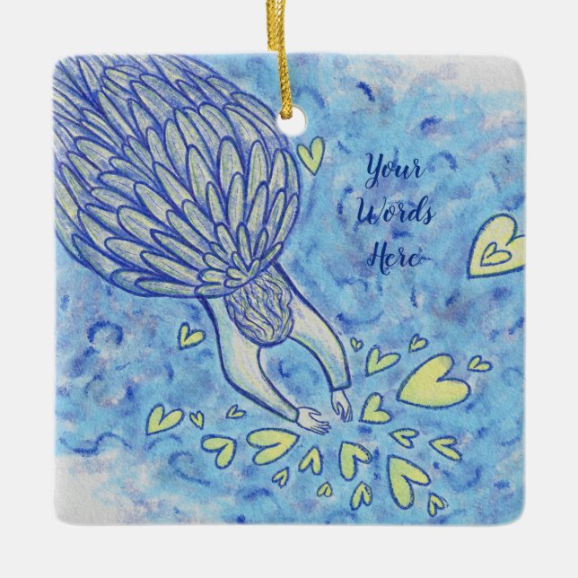 Archangel Michael Custom Holiday Gift Ornaments (Front)