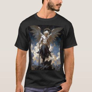Archangel Michael Fantasy Illustration T-Shirt