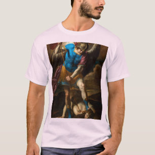 Archangel Michael fights against the Fallen Angel T-Shirt