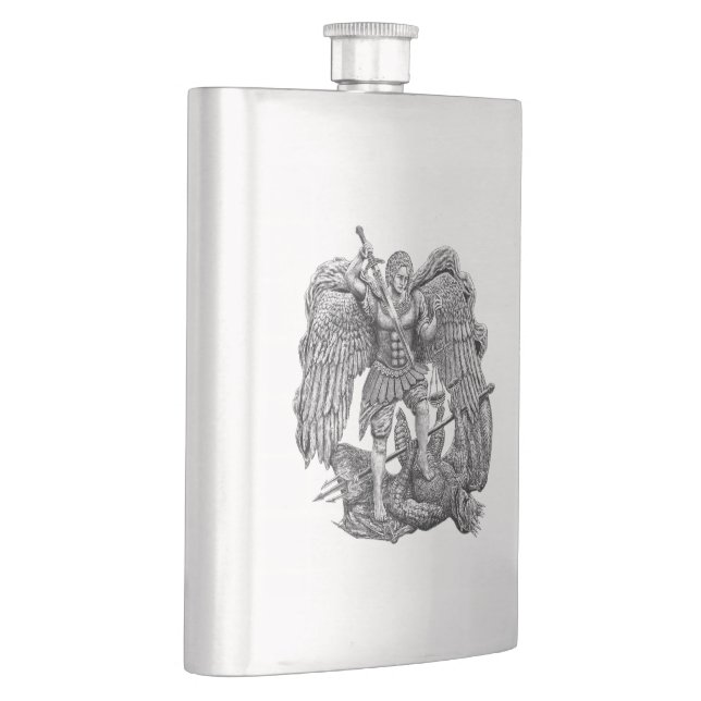 Archangel Michael Hip Flask (Right)