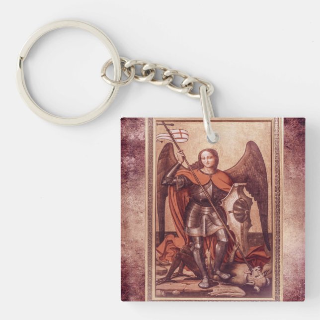 Archangel Michael Key Ring (Front)