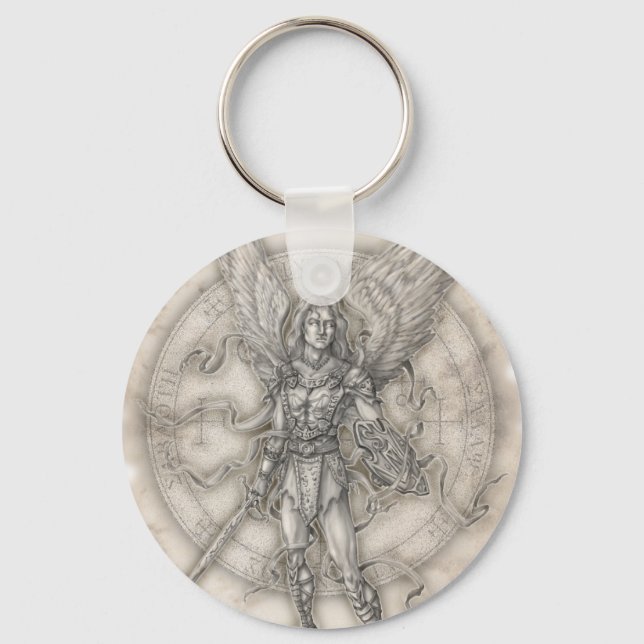 Archangel Michael Keychain (Front)