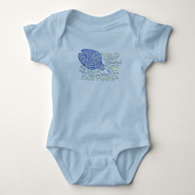 Archangel Michael Love & Support Baby Bodysuit (Front)