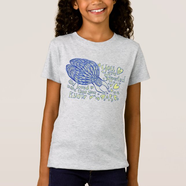 Archangel Michael Love & Support Custom T-Shirt (Front)