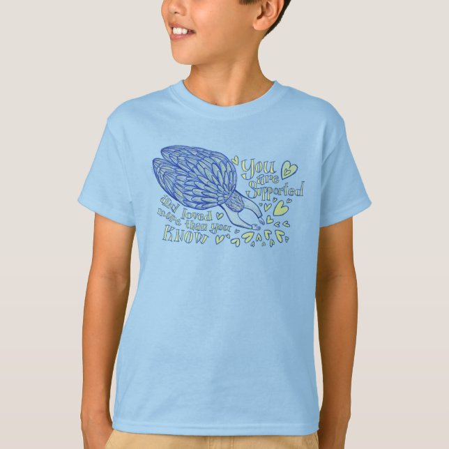 Archangel Michael Love & Support Custom T-Shirt (Front)