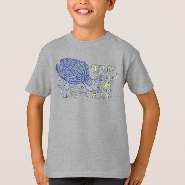 Archangel Michael Love & Support Custom T-Shirt (Front)