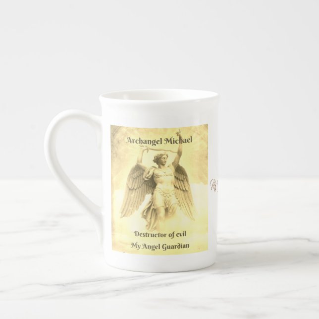 Archangel Michael, My Angel Guardian, kids' mug (Left)
