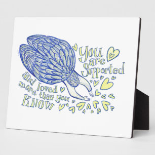 Archangel Michael's Support and Love Art Plaque