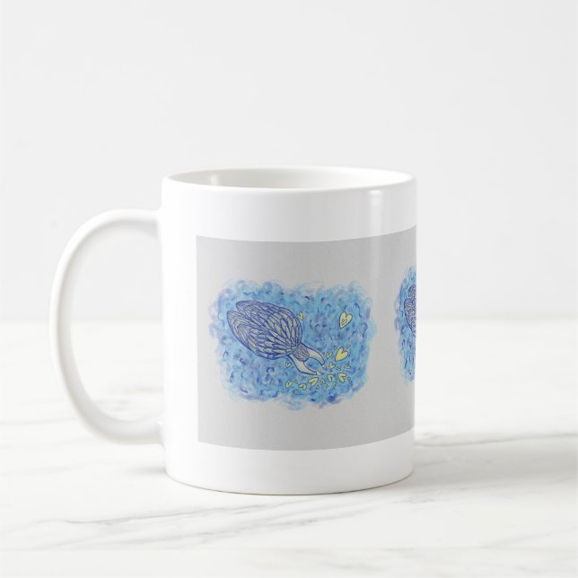Archangel Michael's Support Art Custom Coffee Mugs (Left)