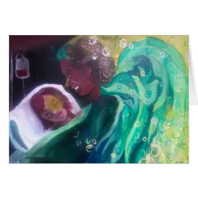 Archangel Raphael Card (Front Horizontal)