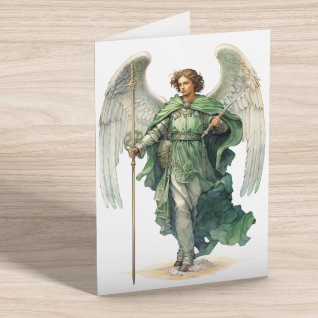 Archangel Raphael healing Angel Saint Travel  Card (Creator Uploaded)