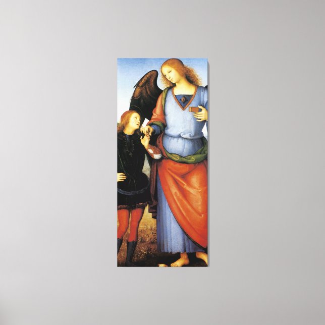 Archangel Raphael with Tobias Canvas Print (Front)