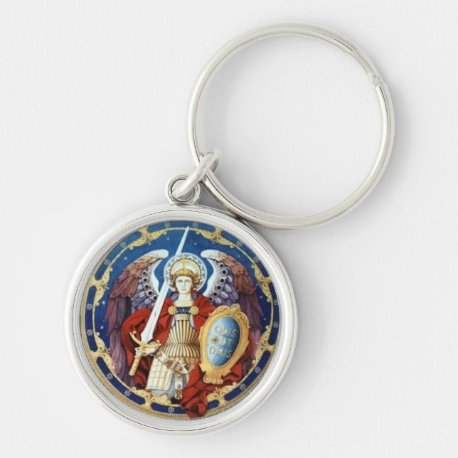 Archangel St. Michael Key Ring (Front)