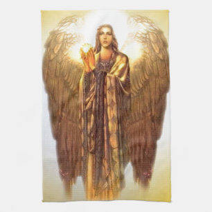 Archangel Uriel Tea Towel