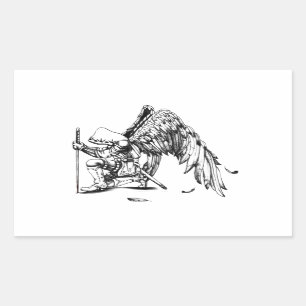 ArchAngel Warrior Rectangular Sticker