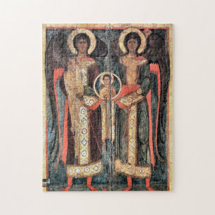 Archangels Michael and Gabriel Orthodox Christian  Jigsaw Puzzle
