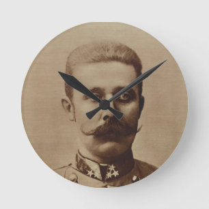 Archduke Franz Ferdinand of Austria Round Clock