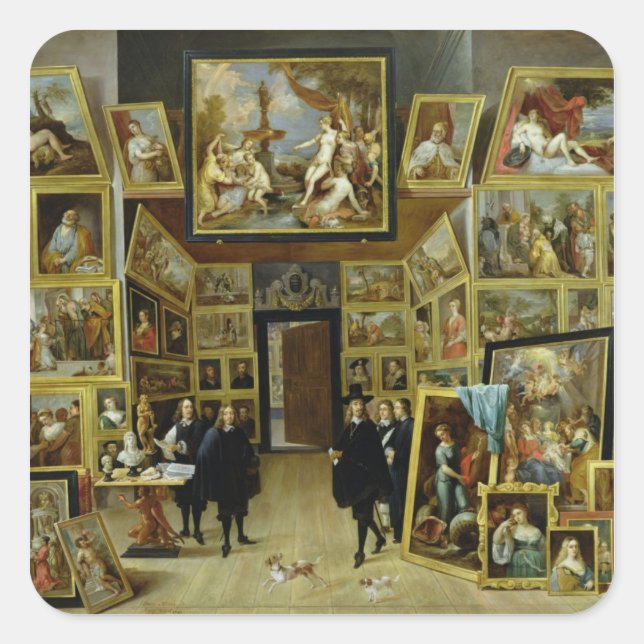 Archduke Leopold Wilhelm Square Sticker (Front)