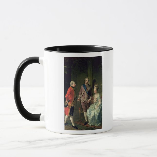 Archduke Maximilian Franz visiting Marie Mug (Left)