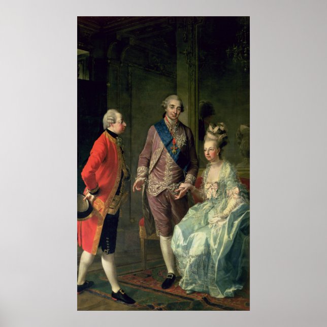 Archduke Maximilian Franz visiting Marie Poster (Front)