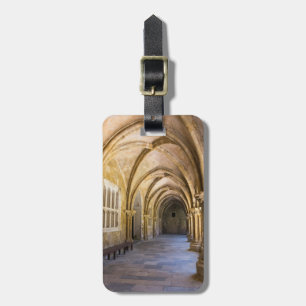 Arched Cathedral Cloister Hallway Luggage Tag